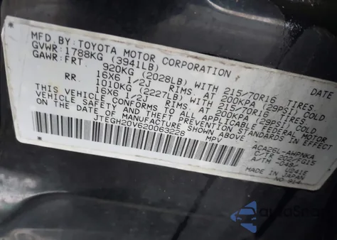 2002 Toyota Rav4 из США, поврежденный, VIN JTEGH20V620063228